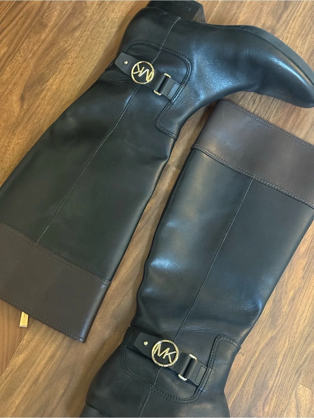 Michael Kors Harland Riding Roots Black and Brown